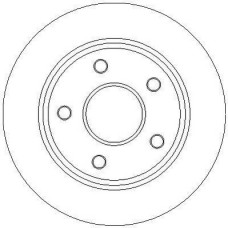 Тормозные диски задние комплект 