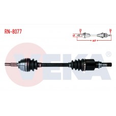 Привод в сборе слева