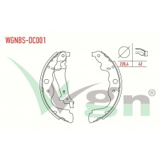 Tормозные колодки барабанные