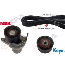 Комплект роликов натяж. 