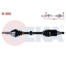 Привод в сборе слева