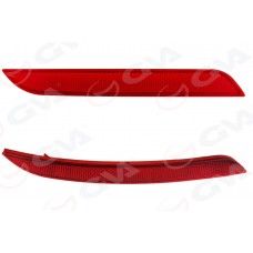 отражатель заднего бампера левый