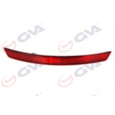 отражатель заднего бампера левый