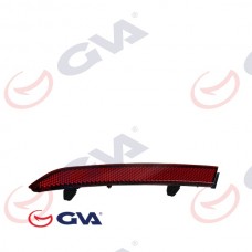 отражатель заднего бампера левый