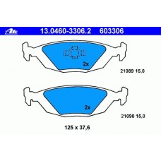 Комплект тормозных колодок, дисковый тормоз