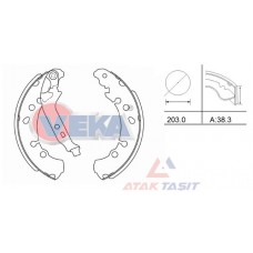 Комплект тормозных колодок