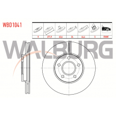 Тормозные диски передние комплект 